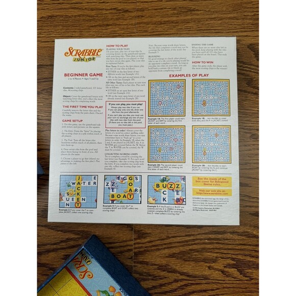 1999 Hasbro Scrabble Junior Kids‎ Game - Picture 4 of 7